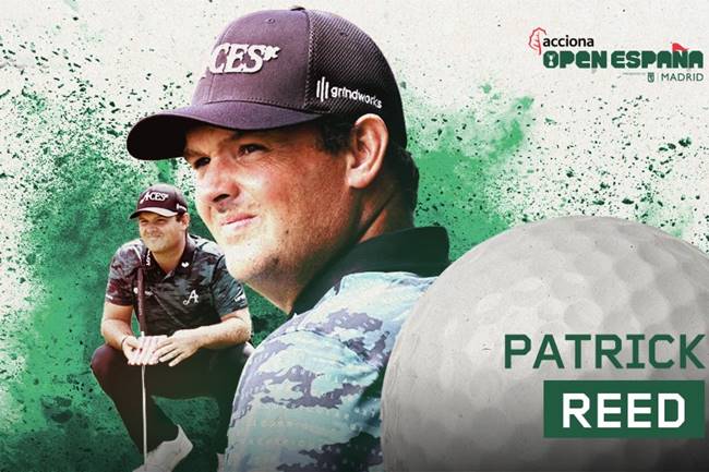 Patrick Reed se une a un espectacular cartel en el Open de España que tendrá lugar en dos semanas