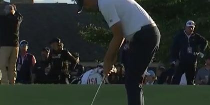 Keegan Bradley le dio a Estados Unidos la jornada perfecta después de un putt de mucho nivel