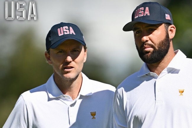 Presidents Cup 24, Royal Montreal Golf Club, Dia 1, Russell Henley, Scottie Scheffler,