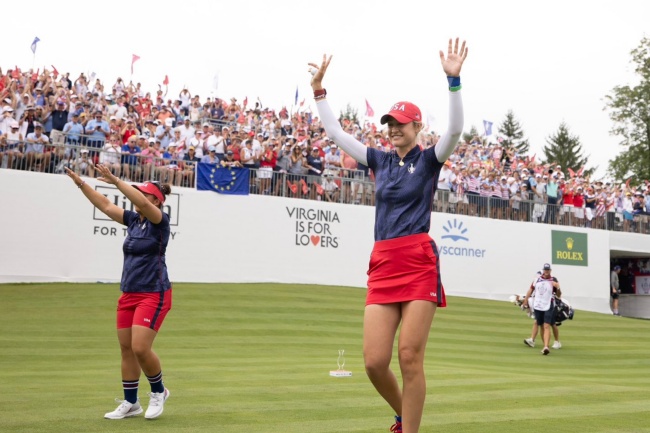 Estados Unidos impone su ley tras la primera jornada de la Solheim y aventaja a Europa 6-2