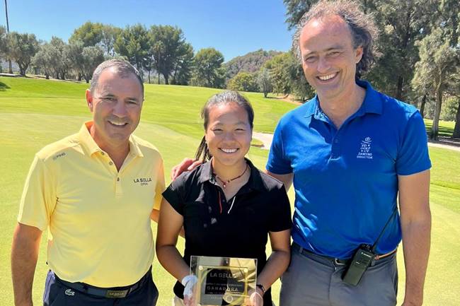 Federación de Golf de la Comunidad Valenciana, La Sella Open, Ladies European Tour, Indira Gómez, Nuria Iturrioz, Xinyi Gu,