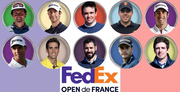 Alfredo García-Heredia, Ángel Hidalgo, Jorge Campillo, Adrián Otaegui, Adri Arnaus, Santi Tarrío, Alex del Rey, Rafa Cabrera, Manuel Elvira, Iván Cantero, DP World Tour, Open de Francia, Le Golf National, 