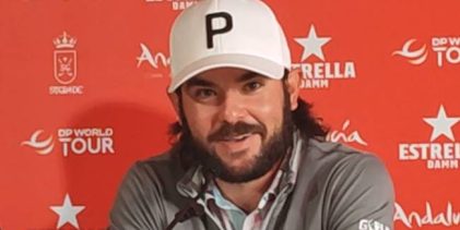 Ángel Hidalgo, ante la prensa: ‘No sé lo que necesito para jugar el PGA Tour. No he echado cuentas’