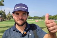 Ángel Hidalgo, campeón del Open de España, quiso felicitar a OpenGolf en su 15º aniversario