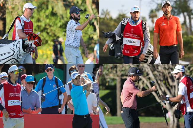 Los caddies españoles brillan en Sotogrande. Son 14 los que esta semana están en el Andalucía Masters