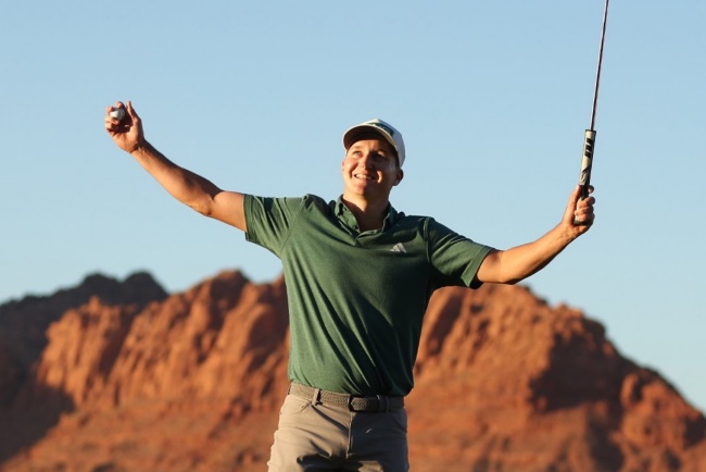 PGA Tour, Black Desert Championship 24 Winner, Black Desert Resort, Matt McCarty, Celebracion,