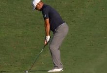 Gary Woodland, autor del golpe del día en la tercera ronda del Sanderson Farms tras este tirazo