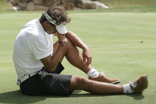 El día que Rafa Nadal simuló tener amnesia tras recibir un bolazo en un campo de golf mallorquín