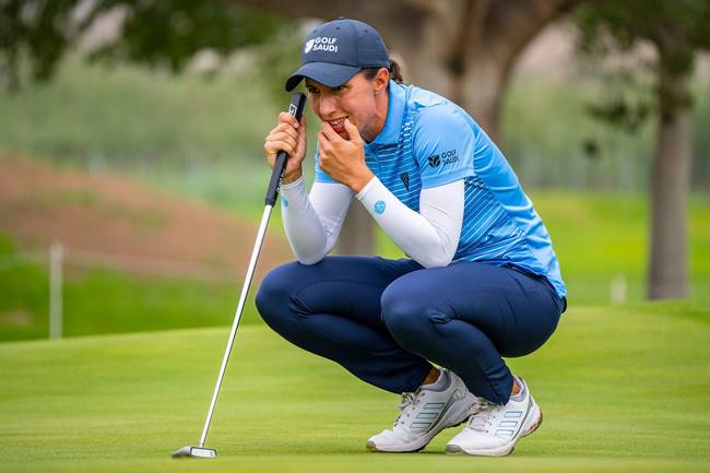 Carlota Ciganda toma el mando en el Andalucía Costa del Sol Open de España tras 36 hoyos