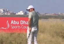 Rory McIlroy se anotó este domingo uno de los mejores putts de la ronda final en Abu Dhabi