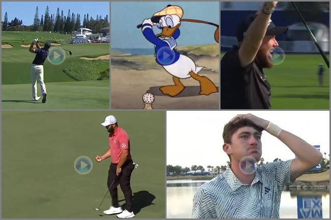 Pato Donald Golf, Jordan Spieth, Vídeos de Golf, Shane Lowry, PGA Tour, Lo más visto del 2024, 