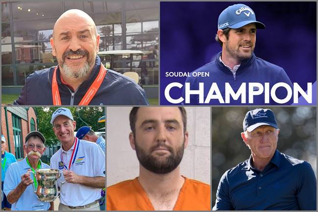 Scottie Scheffler, Oscar Díaz, The Open, Mike “Fluff” Cowan, Jim Furyk, Nacho Elvira, Soudal Open, 