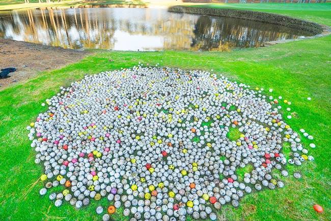 De veterano en la Marina a recuperar los «tesoros» hundidos en los lagos de los campos de golf