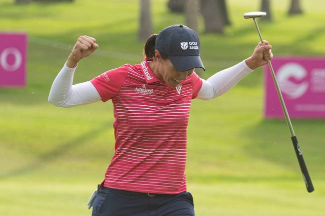 Carlota Ciganda sentenciaba el Open de España con este grandísimo putt en el penúltimo hoyo