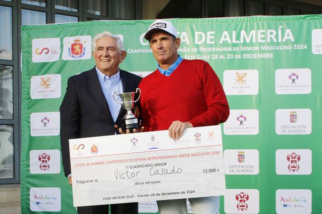 Un vibrante final corona a Víctor Casado campeón de España Profesional Senior en Valle del Este