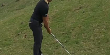 Este golpazo de Alejandro Tosti de su penúltima bandera le brindó al argentino la tarjeta del PGA