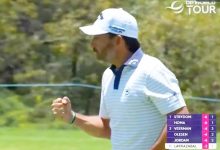 Pablo Larrazábal necesitó 3 putts desde metro y medio, y uno desde 9. Así de divertido es el Golf