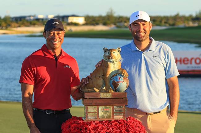 El dinero no da la felicidad, Hero World Challenge, Jason Day, PGA Tour, Russell Henley, Scottie Scheffler, Tiger Woods,