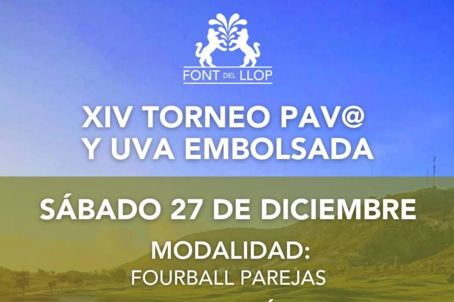 Font del Llop, Torneo del Pavo, Valle de las Uvas