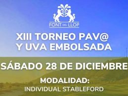 Font del Llop pone broche de oro al 2024 con el divertido Torneo del Pav@ y Uva Embolsada (28 Dic)