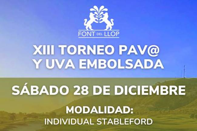 Font del Llop pone broche de oro al 2024 con el divertido Torneo del Pav@ y Uva Embolsada (28 Dic)