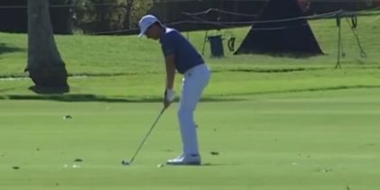 Ben Griffin, autor del segundo golpe del día de esta semana en el Sony Open con este dardo