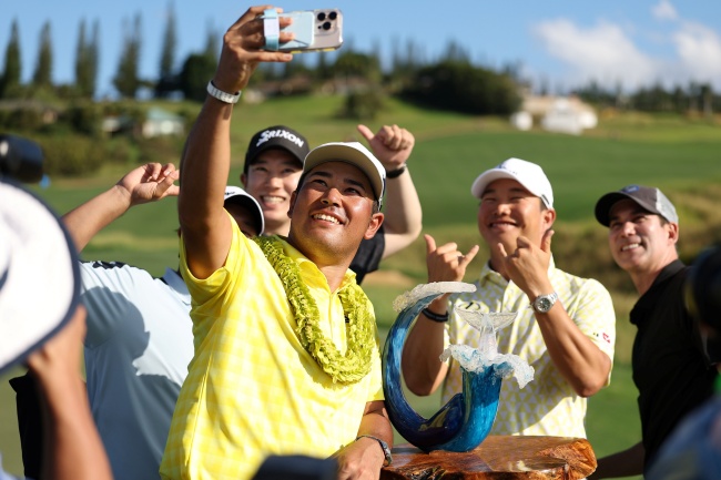 Hideki Matsuyama se da un festín en The Sentry para batir el récord de golpes del campeonato