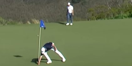 Taylor Pendrith consiguió este domingo el primer albatros de la historia en el torneo de campeones