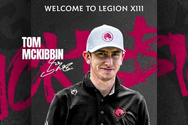 Ya es oficial: Tom McKibbin nuevo miembro de Legión XIII. El equipo de Rahm queda completado