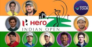 Hero Indian Open, DP World Tour, Ángel Hidalgo, Nacho Elvira, Pablo Larrazábal. Jorge Campillo, Eugenio Chacarra, Manuel Elvira, Rafa Cabrera, Ángel Ayora, Joel Moscatel, DLF Golf,
