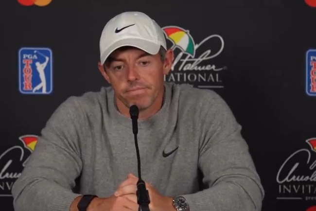 Rory McIlroy tuvo unos números inusuales desde el tee por un cambio en el equipamiento