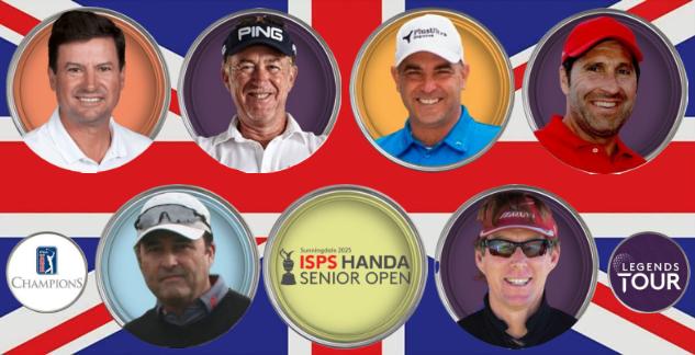 Miguel Ángel Jiménez, José María Olazábal, Miguel Ángel Martín, Carlos Balmaseda, Carl Suneson, Rafael Benítez, Senior Open, Legends Tour, Champions Tour,