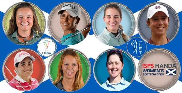 Azahara Muñoz, Fátima Fernández, Julia López, Ladies European Tour, LPGA Tour, Luna Sobrón, Maria Hernandez, Marta Martín, Nuria Iturrioz, Women’s Scottish Open