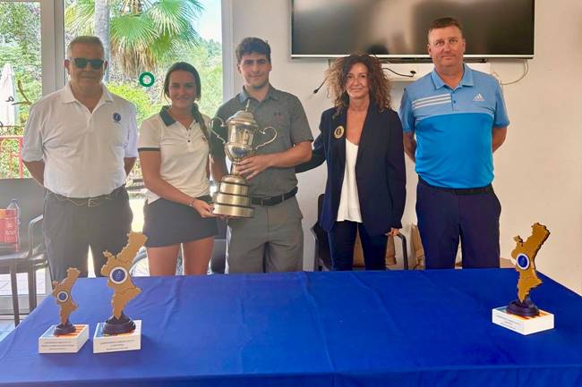 Campeonato Absoluto CV, Mediterráneo Golf, Alejandro Tarín, Carlota López, Xinyi Gu, Ainoa Ruiz, África Oliva, Juan de Castro, Alexander Company, Juan Miró,