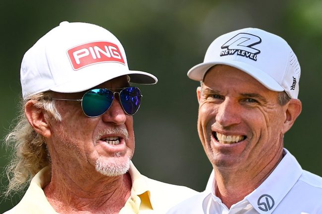 Champions Tour, Charles Schwab Cup, Miguel Ángel Jiménez, Richard Bland, Rogers Charity Classic, Steven Alker, Tommy Gainey,