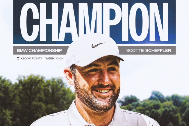 PGA Tour, BMW Champ 25 Winner, Caves Valley, Scottie Scheffler,