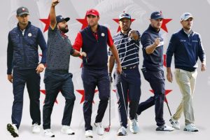 Scottie Scheffler, JJ Spaun, Xander Schauffele, Bryson DeChambeau, Russell Henley, Harris English, Ryder Cup 2025, Equipo USA Ryder Cup,