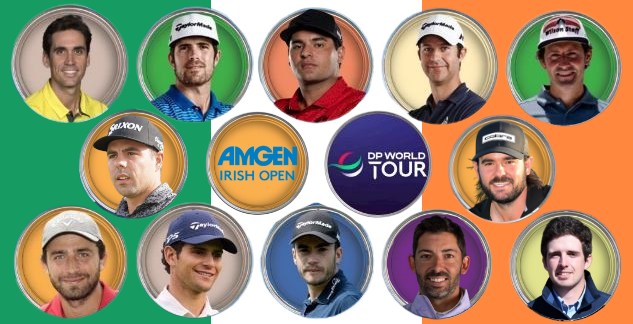 DP World Tour, Irish Open, Ángel Ayora, Eugenio Chacarra, Alex del Rey, Ángel Hidalgo, Nacho Elvira, Pablo Larrazábal, Jorge Campillo, Alfredo Gª-Heredia, Manuel Elvira, Iván Cantero, Rafa Cabrera, Joel Moscatel,