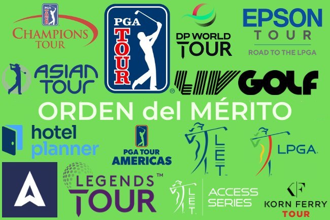 Champions Tour, DP World Tour, Horarios Golf, Ladies European Tour, Legends Tour, LPGA Tour, PGA Tour, Resultados Golf