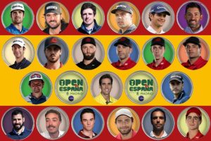 Alex del Rey, Alfredo Gª.-Heredia, Álvaro Morales, Ángel Ayora, Ángel Hidalgo, Club de Campo Villa de Madrid, David Puig, DP World Tour, Eugenio Chacarra, Ignacio Mateo, Iván Cantero, Joel Moscatel, Jon Rahm, Jorge Campillo, Josele Ballester, Juan Salama, Luis Masaveu, Manuel Elvira, Nacho Elvira, Open de España, Pablo Larrazábal, Rafa Cabrera, Santi Tarrió, Sergio García