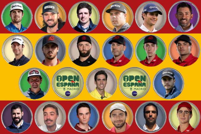 Alex del Rey, Alfredo Gª.-Heredia, Álvaro Morales, Ángel Ayora, Ángel Hidalgo, Club de Campo Villa de Madrid, David Puig, DP World Tour, Eugenio Chacarra, Ignacio Mateo, Iván Cantero, Joel Moscatel, Jon Rahm, Jorge Campillo, Josele Ballester, Juan Salama, Luis Masaveu, Manuel Elvira, Nacho Elvira, Open de España, Pablo Larrazábal, Rafa Cabrera, Santi Tarrió, Sergio García