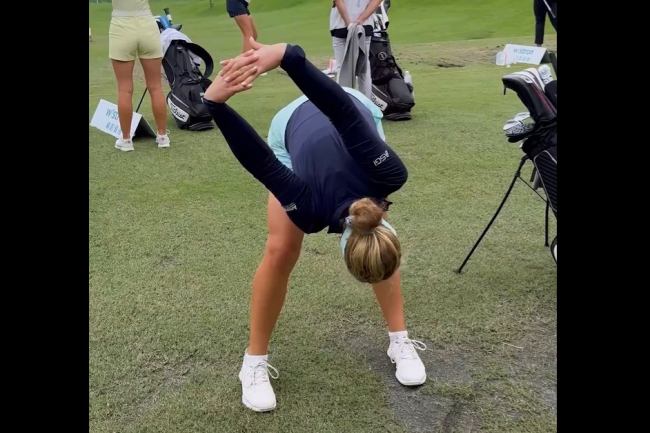 Calentamiento Miguel Ángel Jiménez, Ladies European Tour, Miguel Ángel Jiménez, Sara Kouskova, Vídeos de Golf
