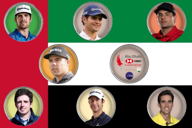 Abu Dhabi HSBC Golf Championship, Alex del Rey, Ángel Ayora, DP World Tour, Eugenio Chacarra, Jorge Campillo, Manuel Elvira, Nacho Elvira, Rafa Cabrera,