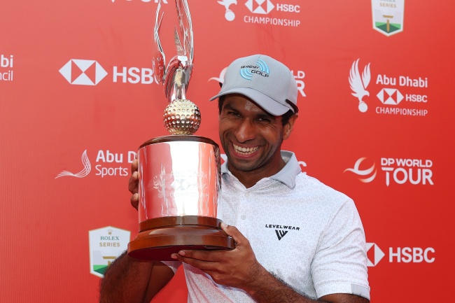 DPWT, Abu Dhabi HSBC 25 Winner, Yas Links, Aaron Rai,