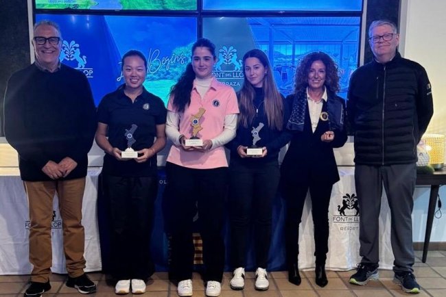 Federacion de Golf de la Comunidad Valenciana, Martina Navarro, FGCV, Font del Llop,