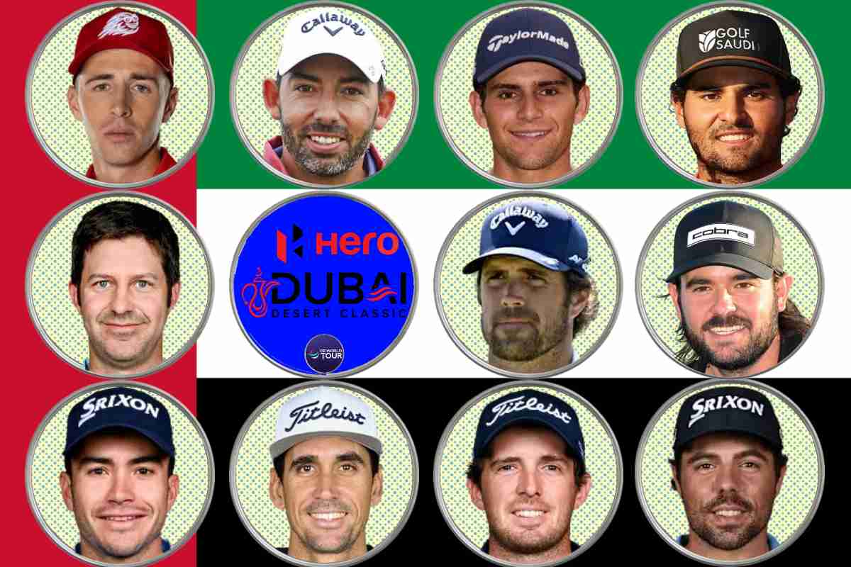 Alex del Rey, Ángel Ayora, Ángel Hidalgo, David Puig, DP World Tour, Eugenio Chacarra, Hero Dubai Desert Classic, Iván Cantero, Jorge Campillo, Manuel Elvira, Nacho Elvira, Pablo Larrazábal, Rafa Cabrera, Rory McIlroy, 