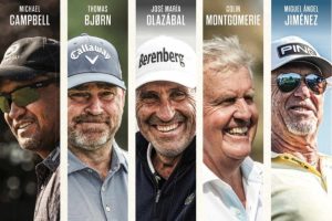 Miguel Ángel Jiménez, José María Olazábal, Colin Montgomerie, Staysure Marbella Legends, Legends Tour,
