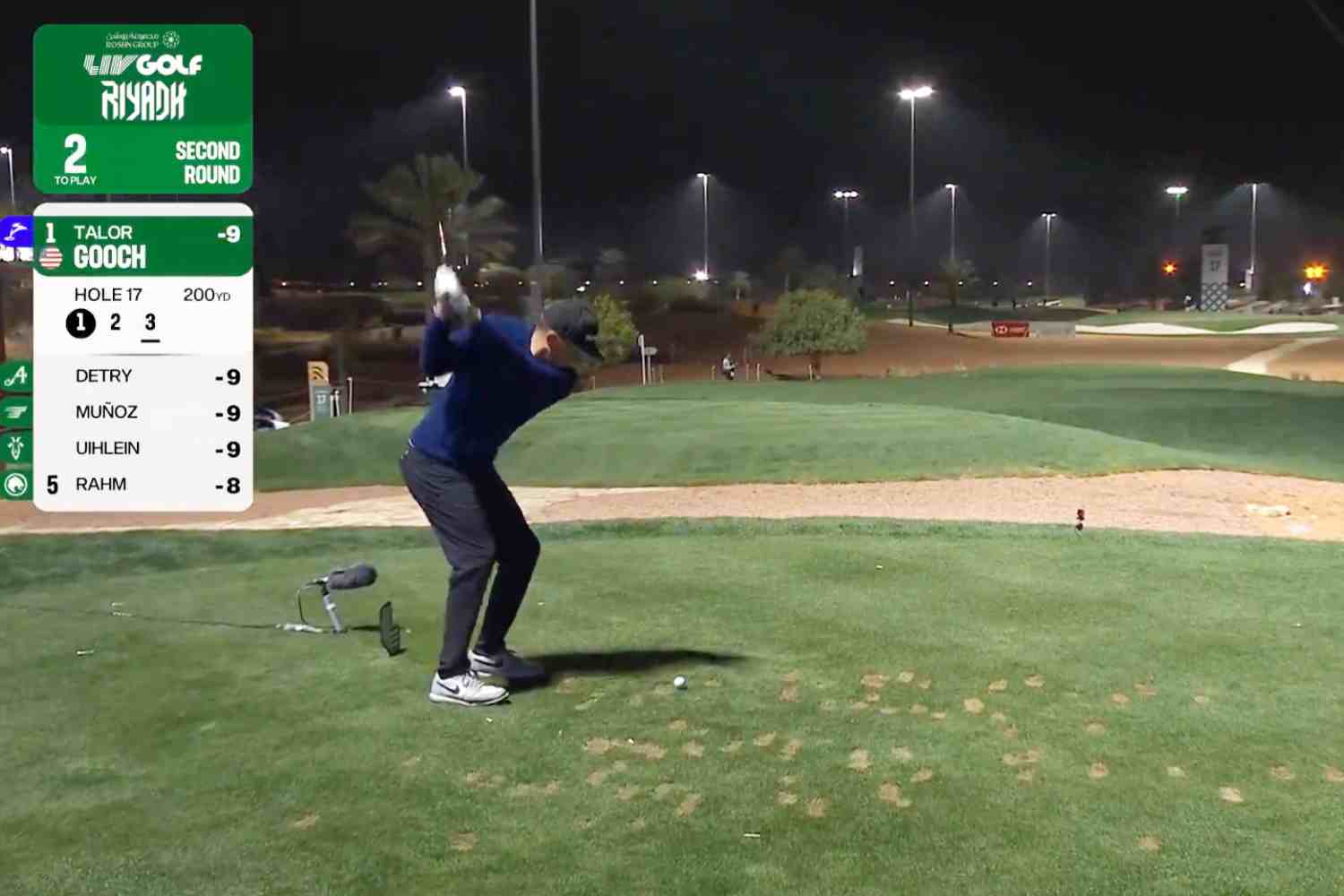 LIV Golf Riyadh, Talor Gooch, LIV Golf, Casi Hoyo en Uno, 