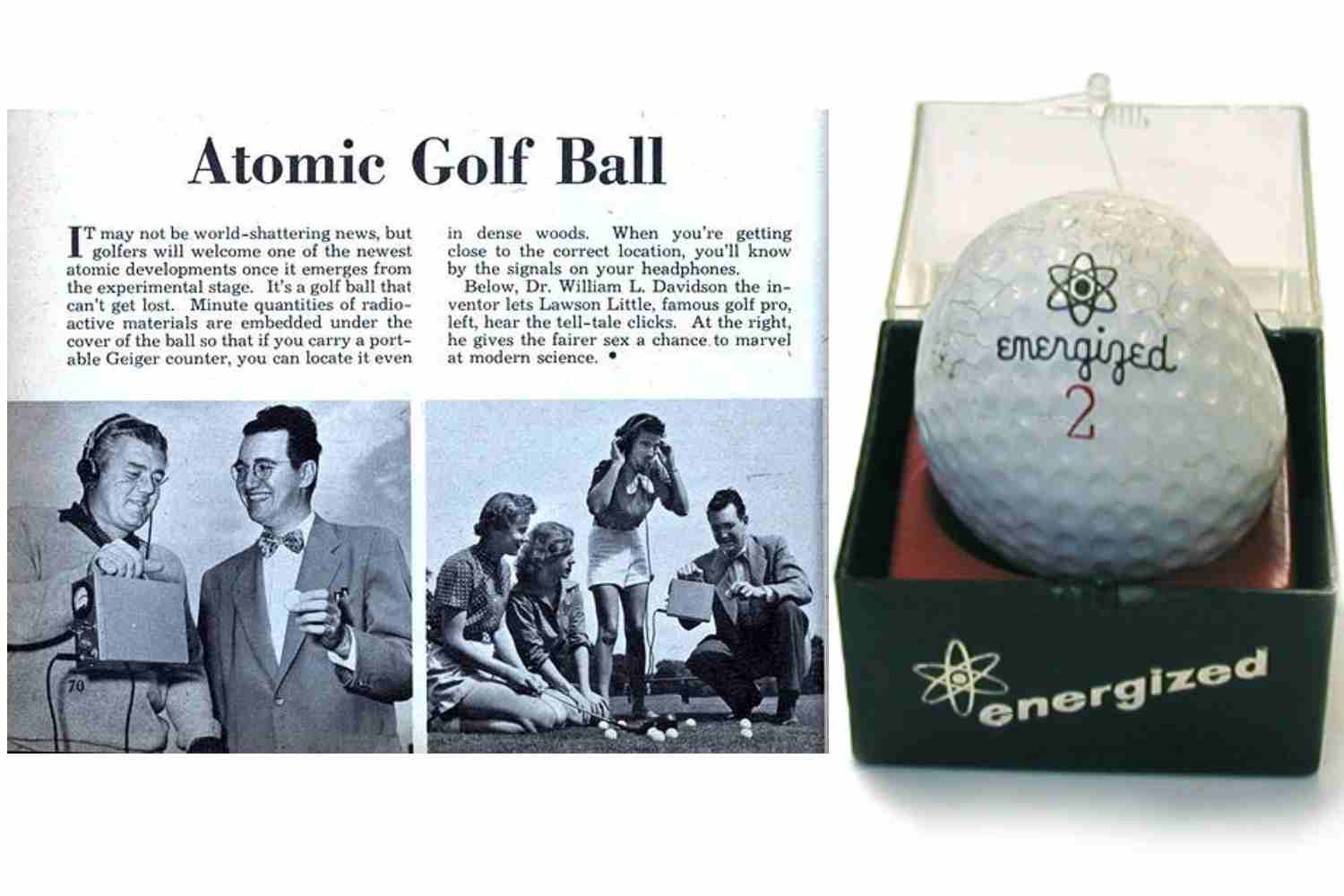 Bolas de Golf, Bolas Radioactivas, Oak Ridge Atom,