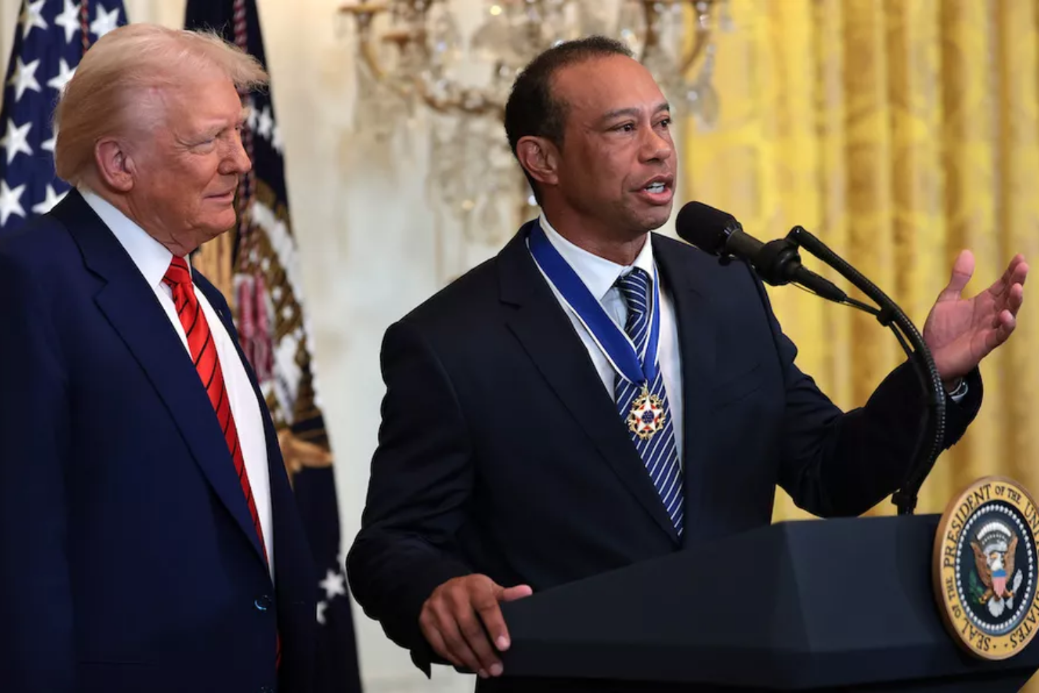 Donald Trump, Tiger Woods, Masters de Augusta, 